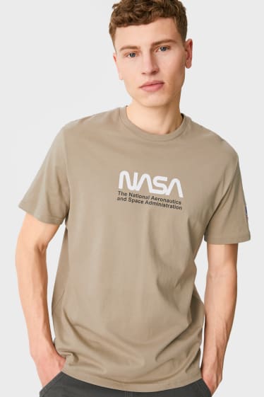 Men - T-shirt  - NASA - taupe