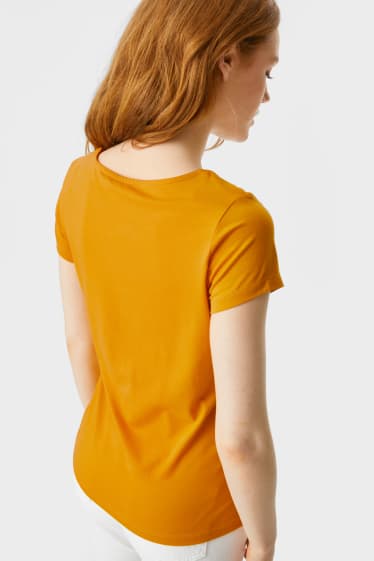 Damen - T-Shirt - gelb