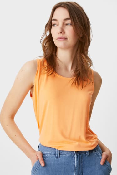 Dames - Basic top - apricot