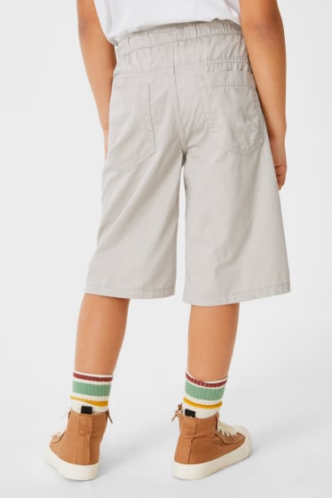 Kinder - Multipack 2er - Shorts - grün / grau