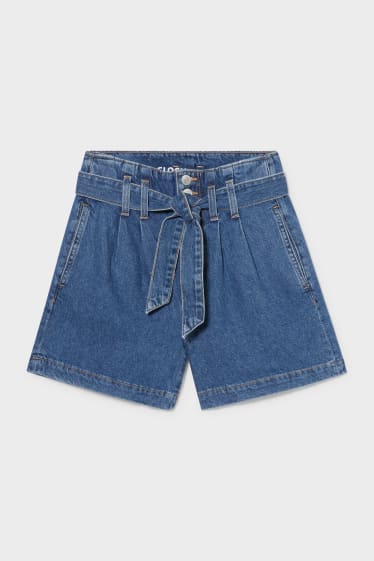 Teens & young adults - CLOCKHOUSE - denim shorts - denim-blue