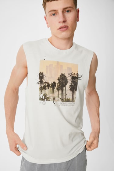 Men - CLOCKHOUSE - vest top - cremewhite