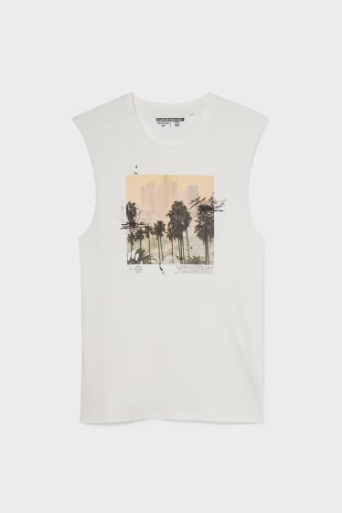 Men - CLOCKHOUSE - vest top - cremewhite