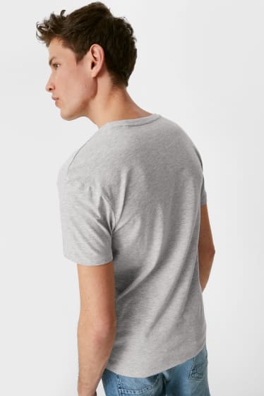 Men - CLOCKHOUSE - multipack of 2 - T-shirt - white / gray