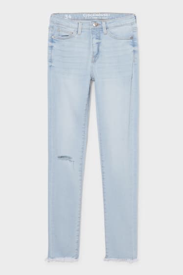 Nastolatki - CLOCKHOUSE - skinny jeans - dżins-jasnoniebieski