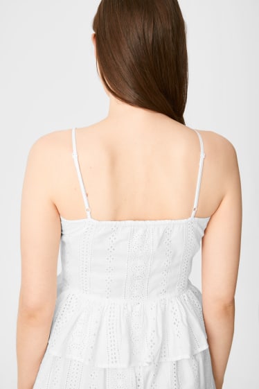 Mujer - CLOCKHOUSE - blusa sin mangas - blanco