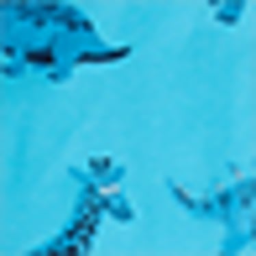 Dzieci - Dino - zestaw - koszulka z krótkim rękawem i szorty trykotowe - niebieski