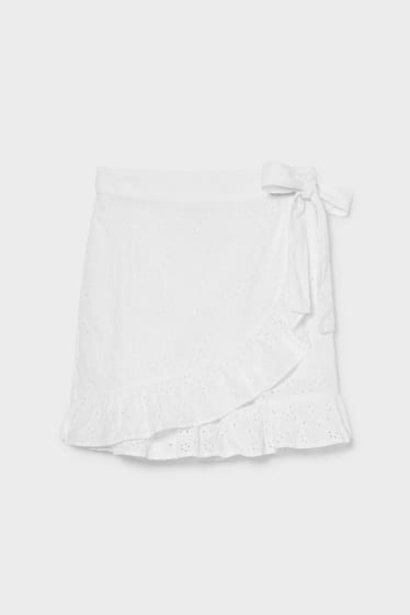 Mujer - CLOCKHOUSE - falda - blanco