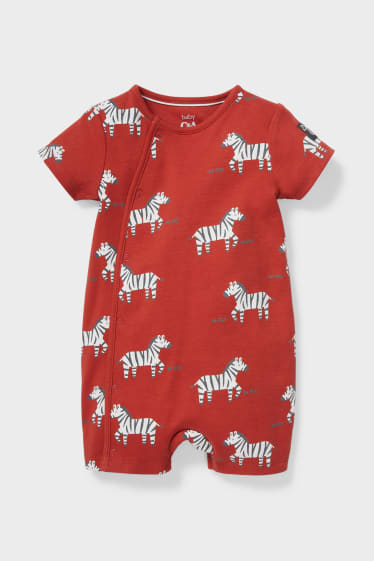 Babys - Baby-Schlafanzug - rot