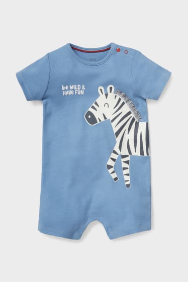 Babys - Baby-Schlafanzug - hellblau