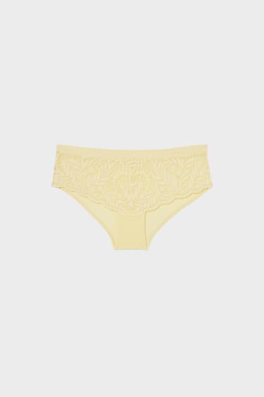 Women - Hipster Briefs - light yellow