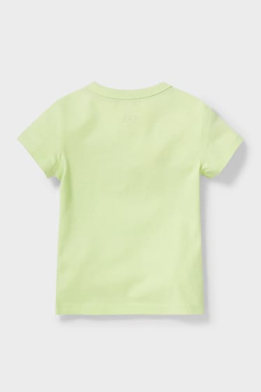 Bebeluși - Tricou cu mânecă scurtă bebeluși - galben neon