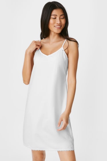 Donna - Sottoveste - bianco