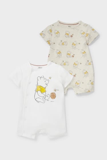 Bebés - Pack de 2 - Winnie the Pooh - pijamas para bebé - blanco