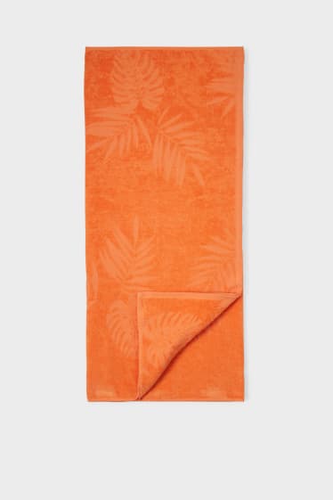 Serviette de plage - 150 x 80 cm - orange