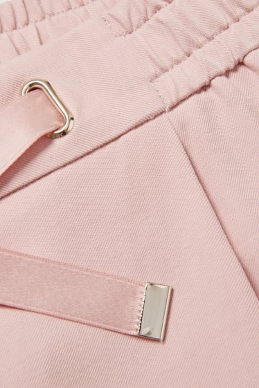 Women - Cloth trousers - rose