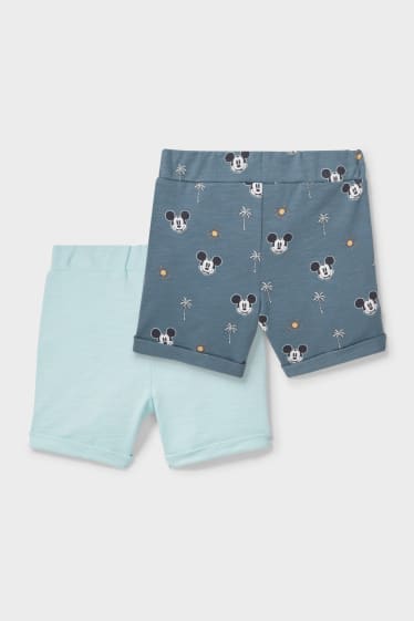 Bébés - Lot de 2 - Mickey Mouse - pyjamas pour bébé - vert / turquoise