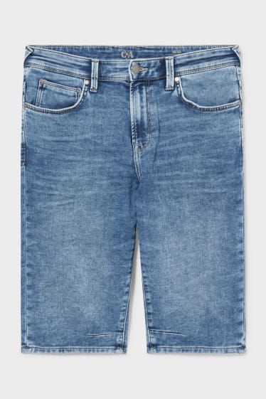 Bărbați - Bermudas de blugi - jog denim - denim-albastru