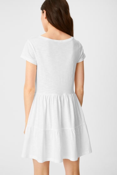 Women - CLOCKHOUSE - T-shirt dress - white
