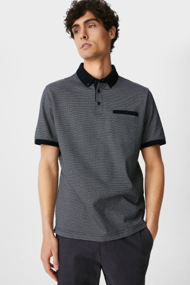 Men - Polo shirt - dark blue