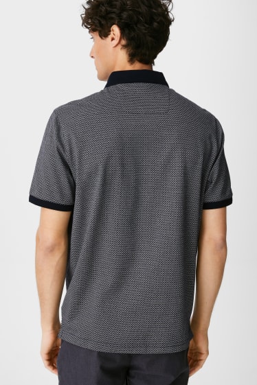 Men - Polo shirt - dark blue