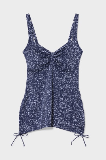 Women - Maternity tankini - padded - dark blue