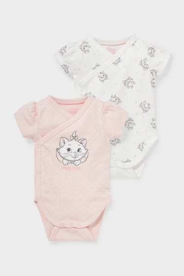 Babys - Multipack 2er - Aristocats - Baby-Body - weiß / rosa