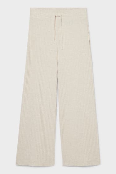 Women - Cloth trousers - beige