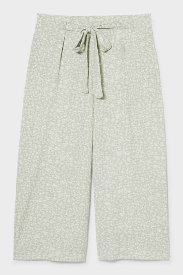 Ados & jeunes adultes - CLOCKHOUSE - jupe-culotte - à fleurs - vert clair