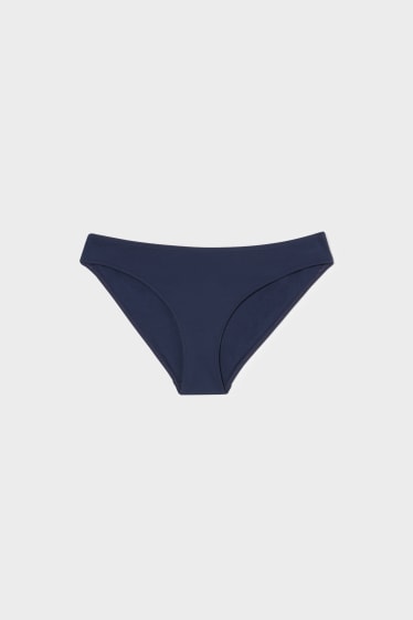 Donna - Slip bikini - vita bassa - blu scuro