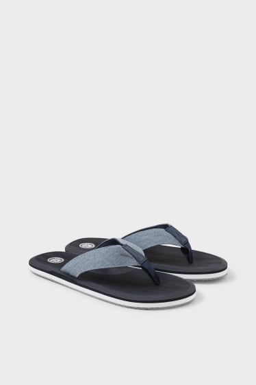 Men - Thong sandals - dark blue