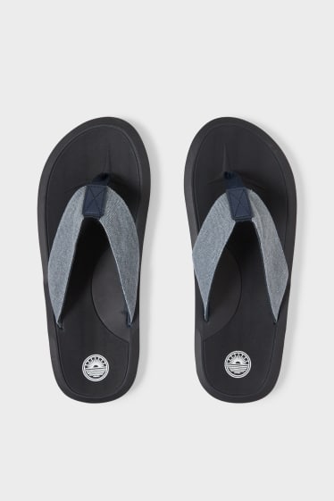 Men - Thong sandals - dark blue