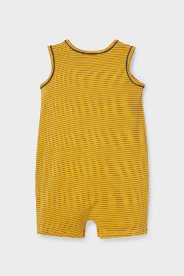 Nadó nen - Pijama per a nadó - ratlles - groc
