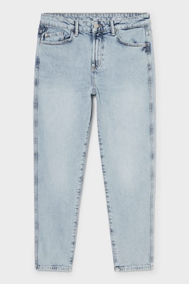 Damen - Slim Tapered Jeans - jeans-hellblau