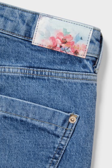 Femmes - Short en jean premium - jean bleu clair