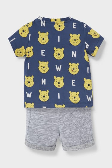 Neonati - Winnie the Pooh - completo per neonati - 2 pezzi - blu scuro