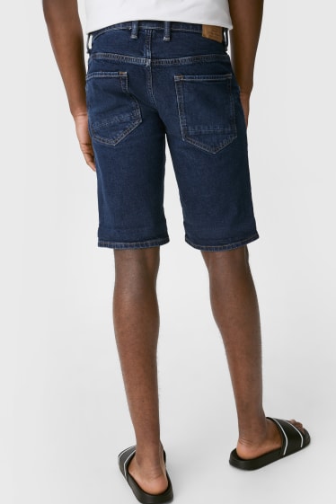 Herren - Jeans-Shorts - jeans-dunkelblau