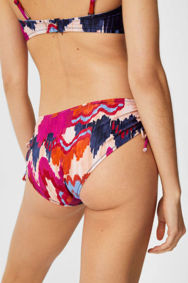 Women - Bikini bottoms - hipsters - mid rise - multicoloured