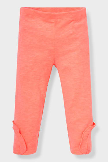 Enfants filles - Legging corsaire - rose fluo