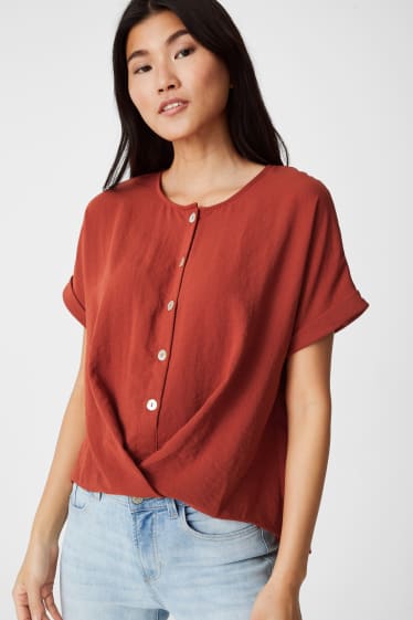 Mujer - Blusa - marrón