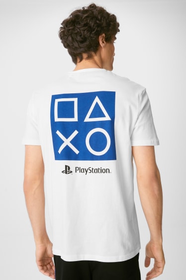 Hommes - T-shirt - PlayStation - blanc