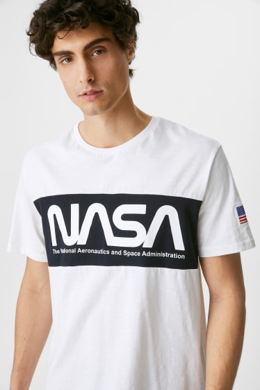 Uomo - T-shirt - NASA - bianco