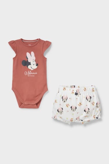 Babies - Minnie Mouse - baby sleepsuit - brown