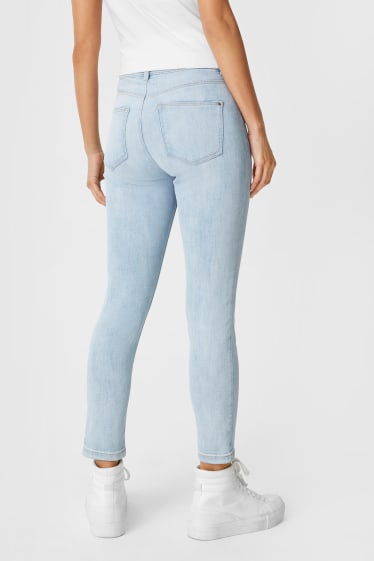 Dames - Skinny jeans - jeanslichtblauw