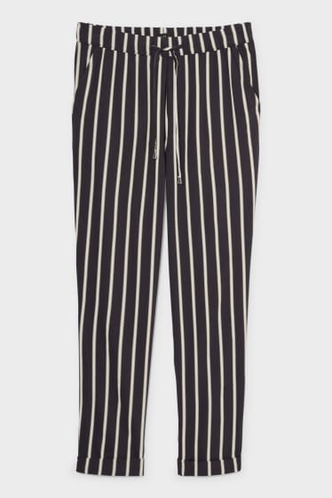 Women - Trousers - dark blue / white