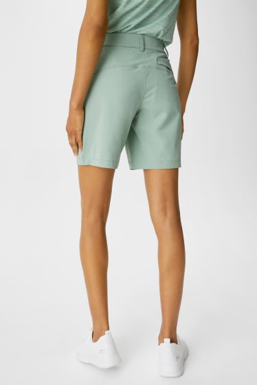 Women - Active shorts - light green