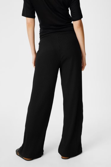 Women - Basic cloth trousers - black