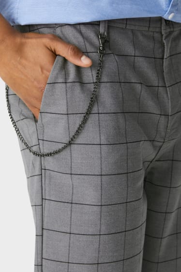 Men - CLOCKHOUSE - shorts - check - gray