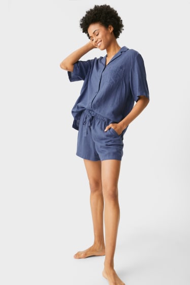 Kobiety - Piżama w stylu lounge - niebieski