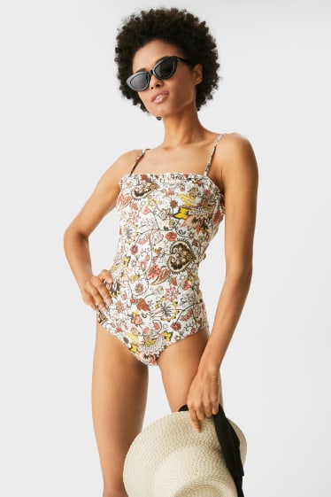 Women - Swimsuit - padded - multicoloured